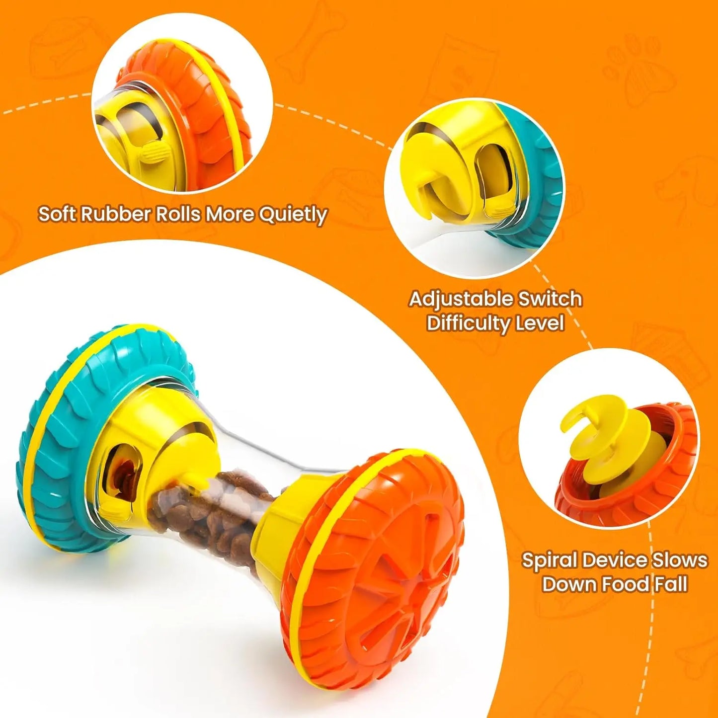 Interactive Dog Puzzle Toy For Boredom Relief And Treat Dispensing