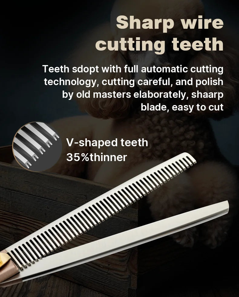 Fenice JP440C Thinning Scissors 35 Percent Pet Grooming Shears