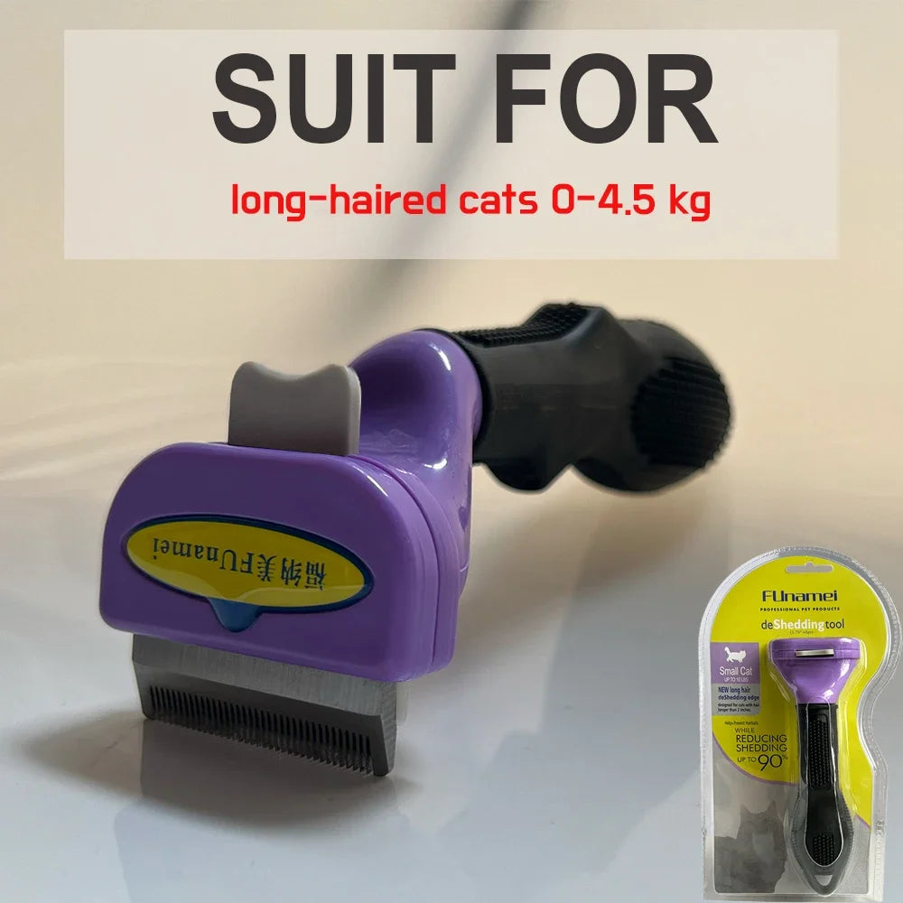 Funamei Pet Deshedding Brush For Dogs And Cats