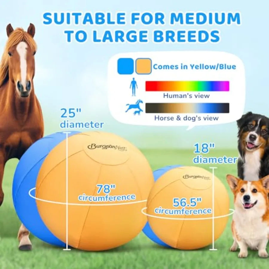Herding Ball For Dogs Outdoor Interactive Toy Medium Large Breeds