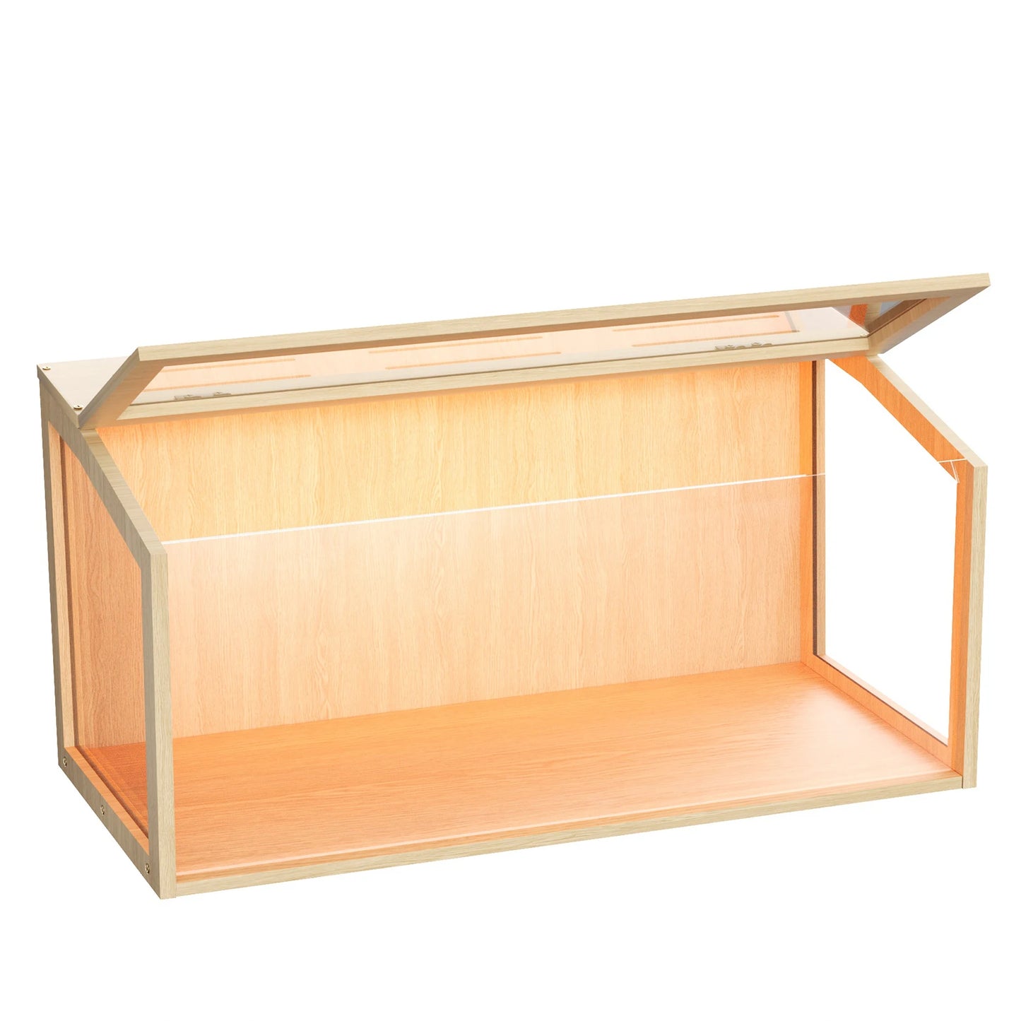 Bingopaw Large Wooden Hamster Cage With LED Light