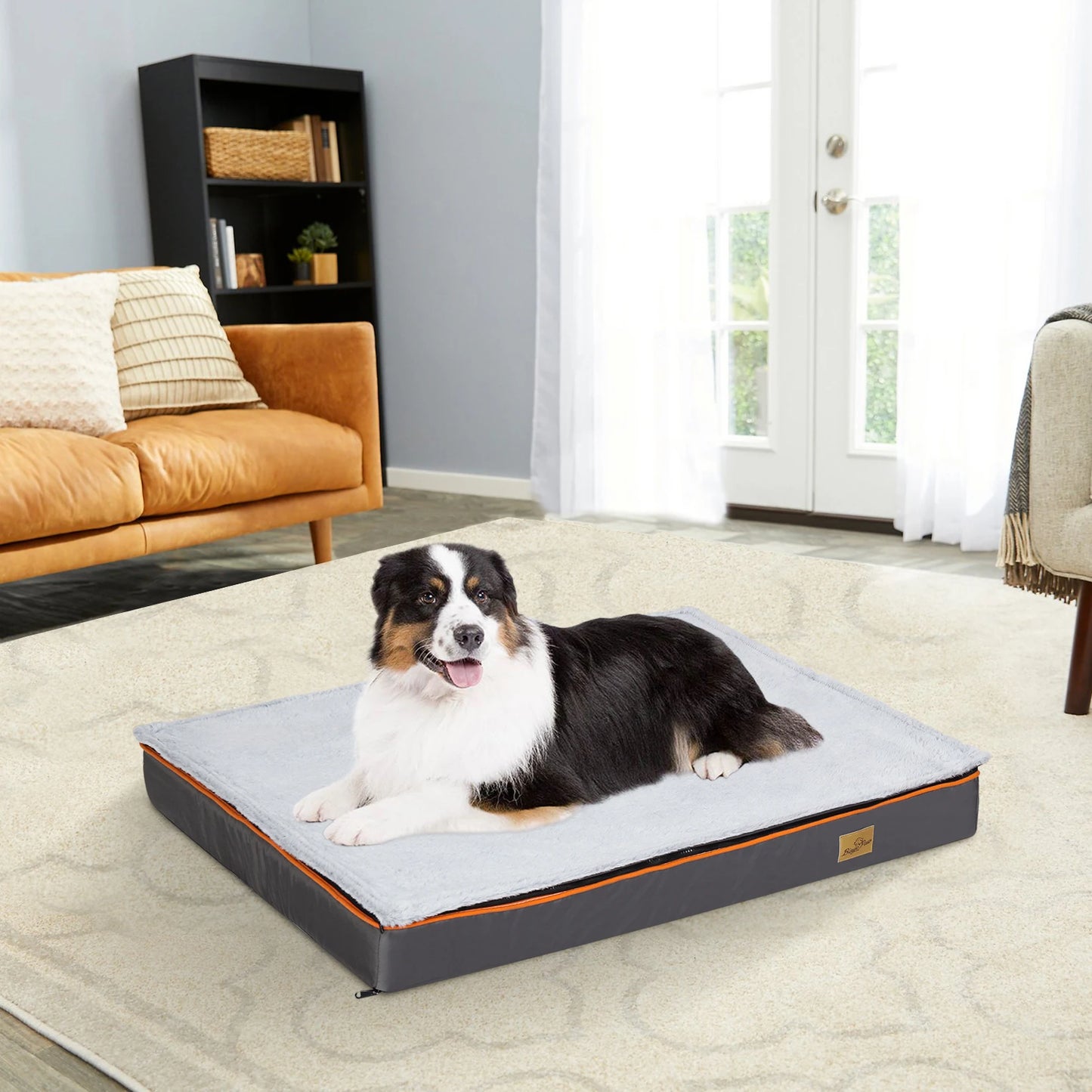 Bingopaw Large Orthopedic Dog Bed With Washable Cover