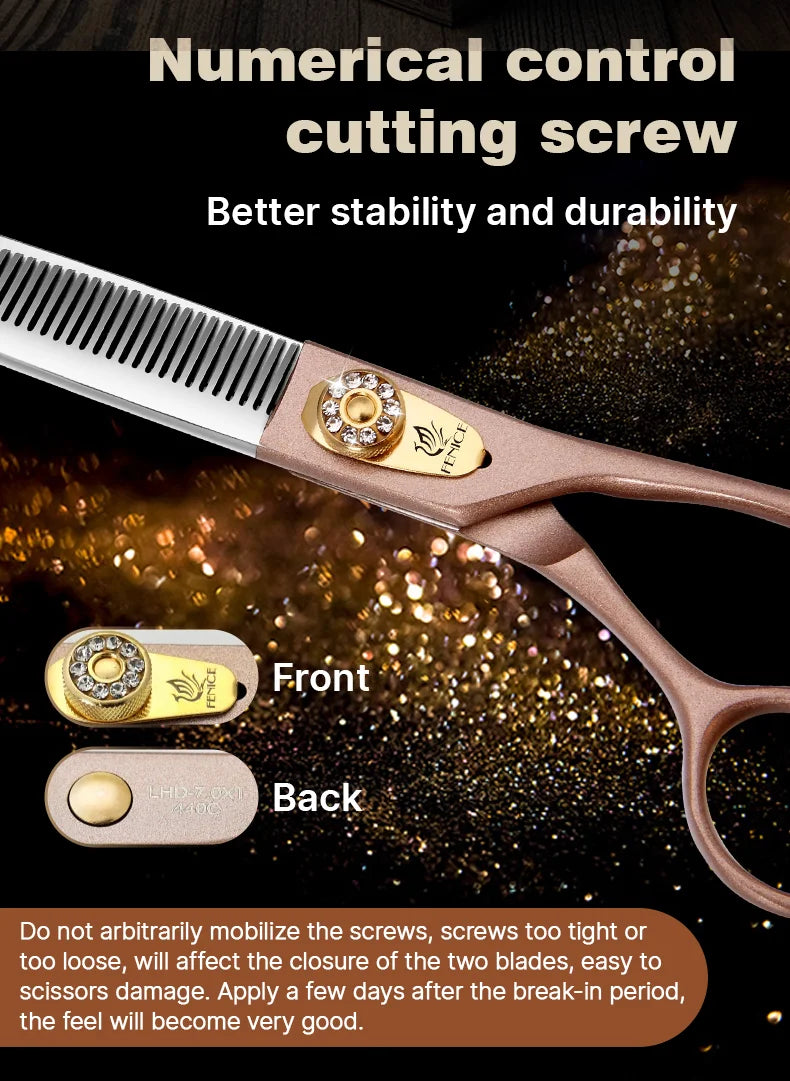 Fenice JP440C Thinning Scissors 35 Percent Pet Grooming Shears