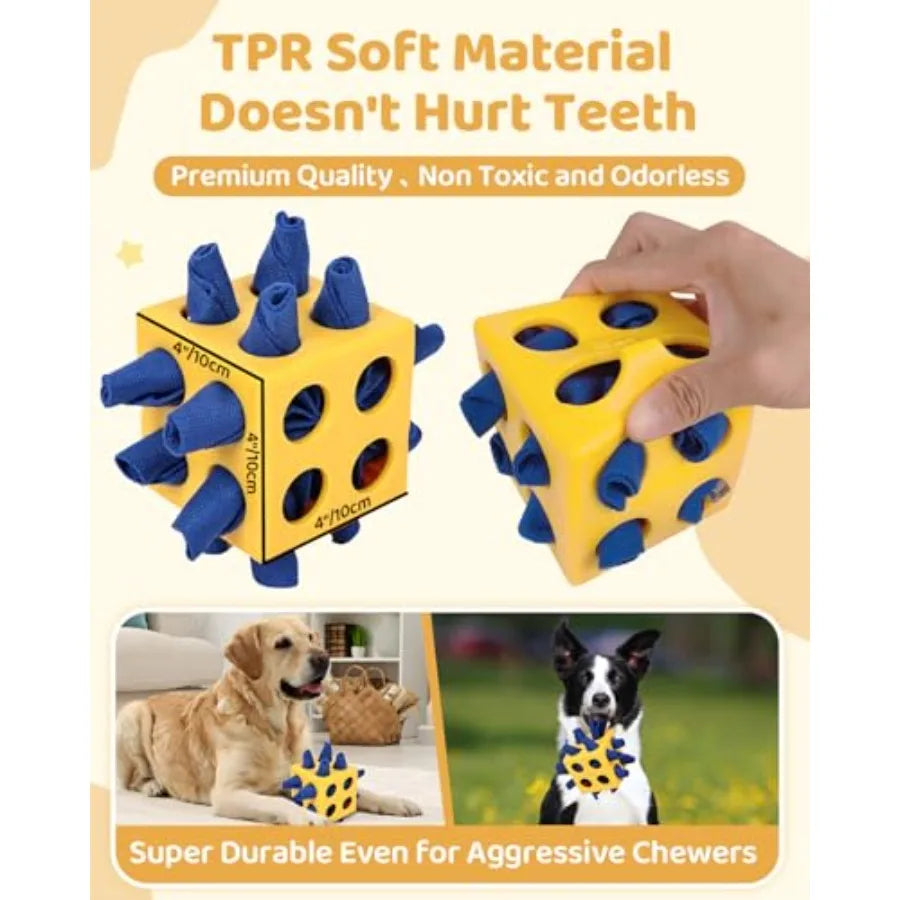 Yao Hui Huang Interactive Puzzle Dog Toy Snuffle Cube Foraging