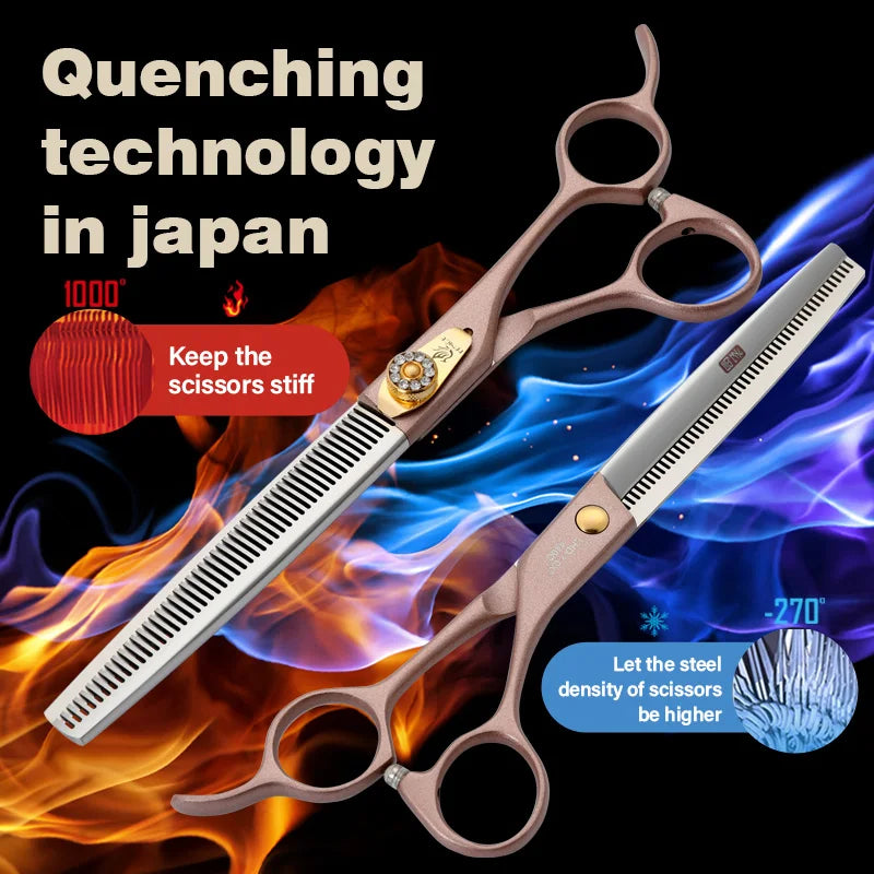 Fenice JP440C Thinning Scissors 35 Percent Pet Grooming Shears